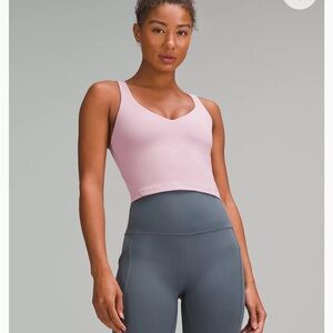 Lululemon Athletica Pink Crop Top
